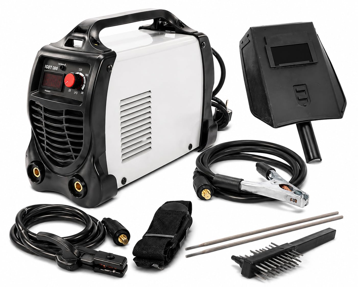 Soldador Inverter 300A 15KVA de Potencia Tecnologia IGBT 2019 con accesorios incluidos