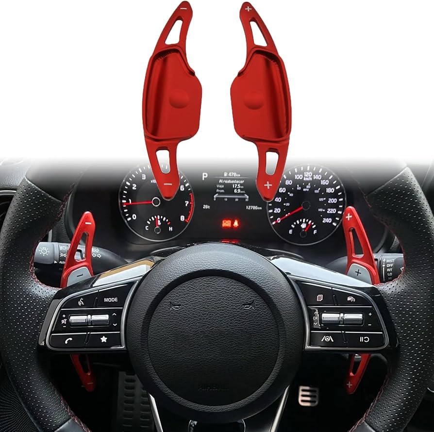 Amazon.com: sumaikeji Aluminum Alloy Car Steering Wheel Shift