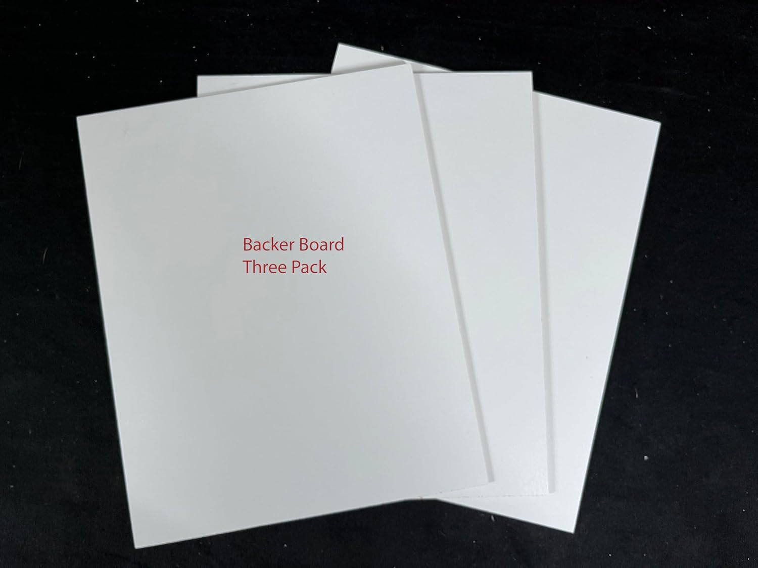 8"x10" MDF Mosaic Backer Board White Melamine Coated (3-Pack or 10-Pack) (10)