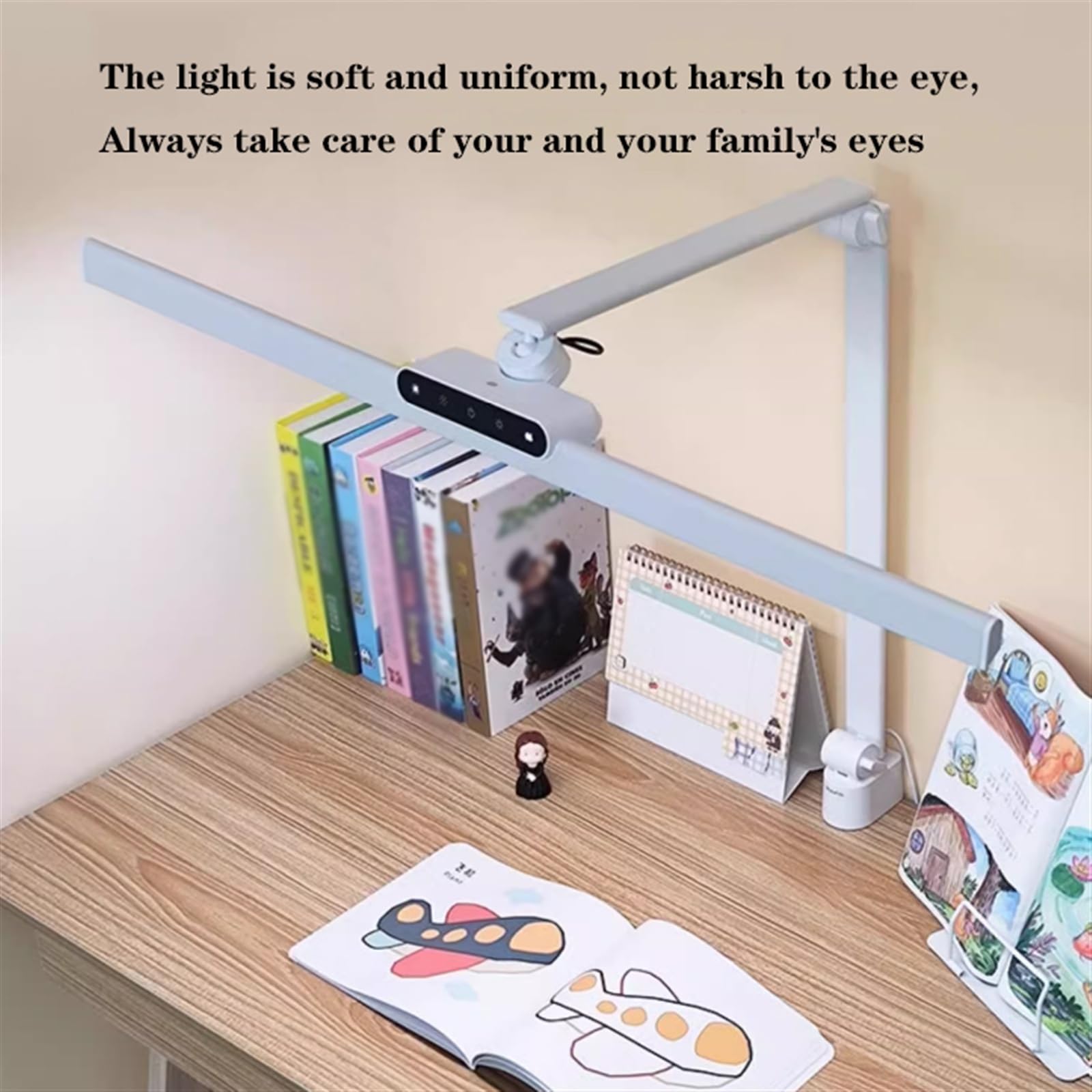 Lampada da tavolo Lampada da scrivania a LED con morsetto, lampada da scrivania for architetti con controllo touch for ufficio domestico, lampada da scrivania ultra luminosa con oscuramento automatico