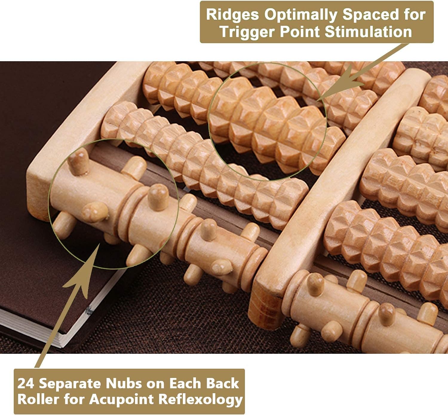 URONNFIT Foot Massager Roller - Portable Massage Roller for Plantar Fasciitis,Circulation,Arch Pain,Gifts for Dad. : Health & Household