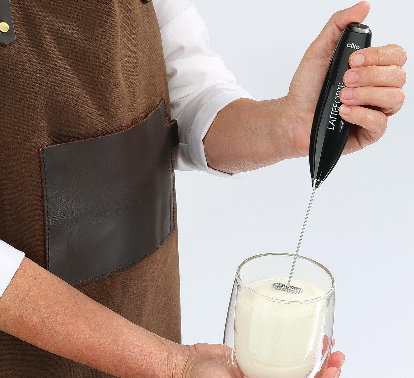 Amazon.com: Cilio Latteforte Battery Powered Milk Frother, with