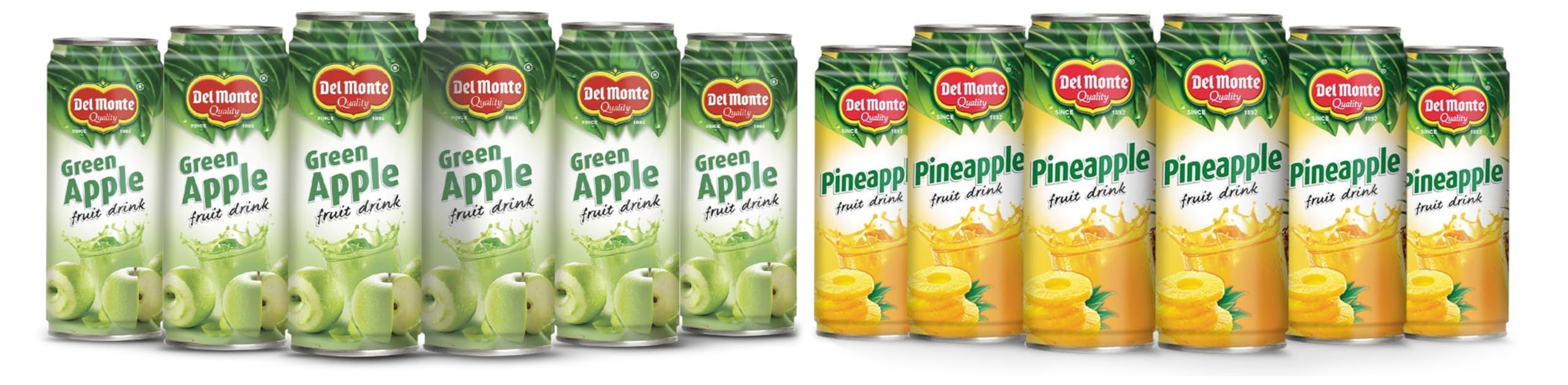 Del Monte Pineapple Fruit Drink Gift Pack, Pack of 6, 240ml & Del Monte Green Apple Fruit Drink Gift Pack, Pack of 6, 240ml-image-39