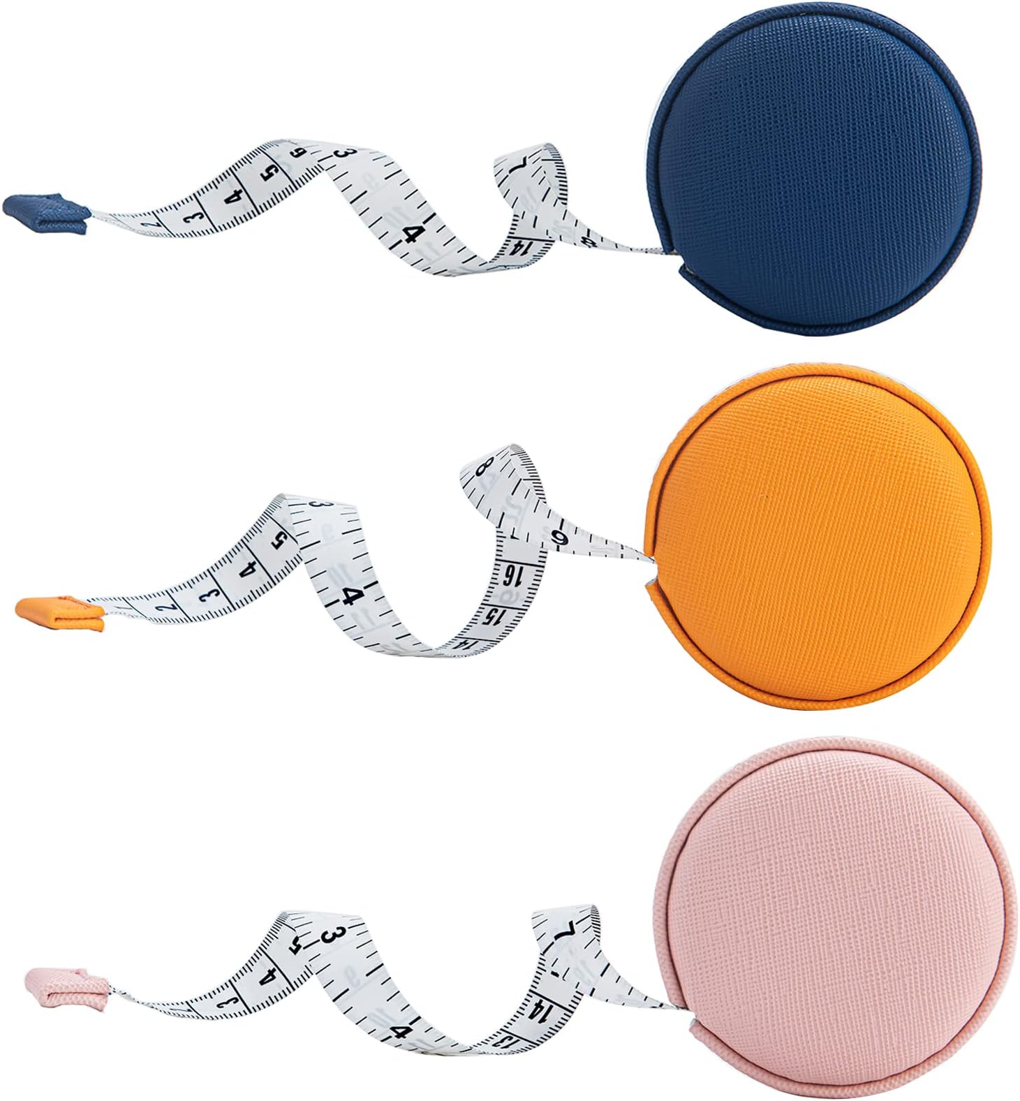 3 Pack Tape Measure 3m/120 Body Measuring Tape for Body Cloth Tape Measure Fabric Tailors Sewing Medical Measurements Tape Retractable Dual Sided Ruler