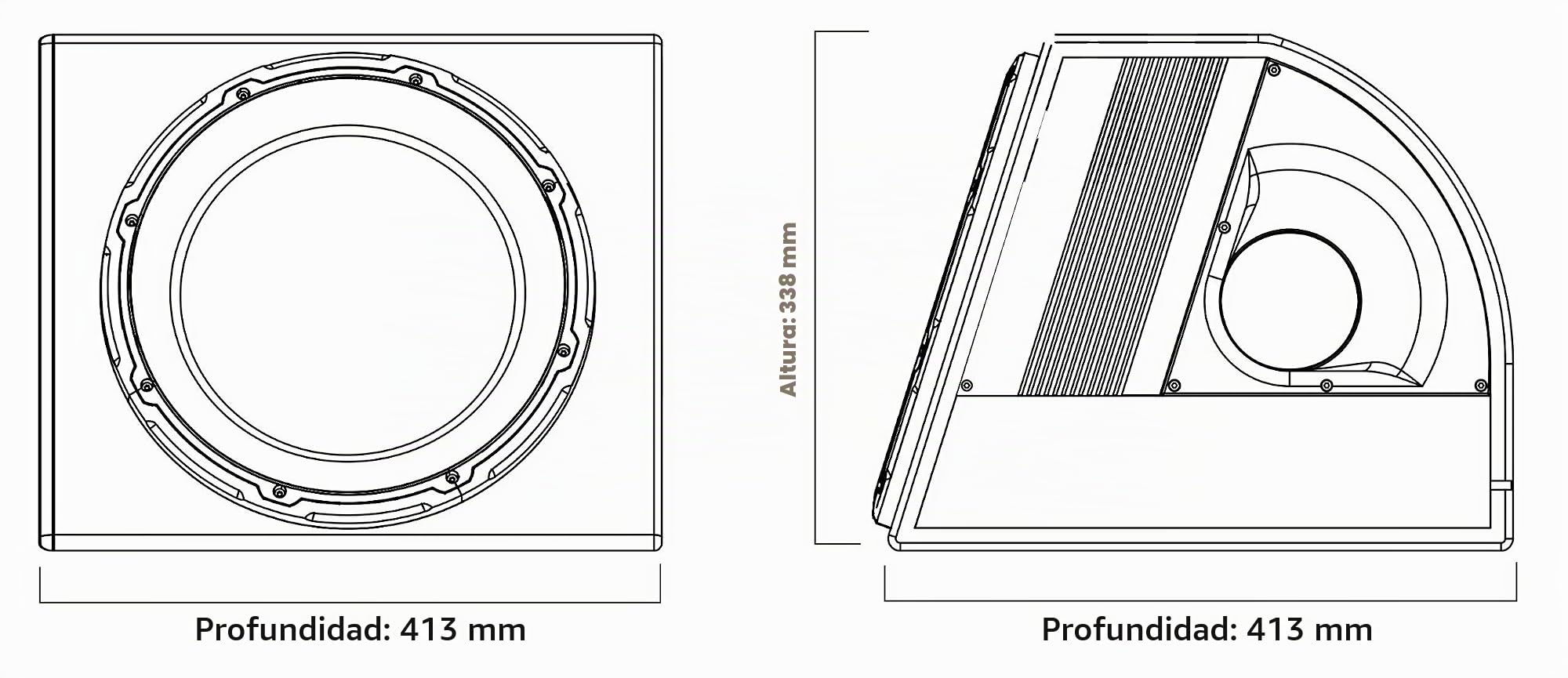 Edge Audio EDB12A 12 Inch Active Bass Enclosure