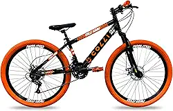 Colli Bike, Bicicleta Grau, Aro 26, Freios a Disco, 21 V, Alavanca Rapid Fire 3/7V, Pedivela Triplo Aço, Selim Colli C/Carrinho, Pedal Free Sport 9/16 Colorido, Pneus Coloridos, Guidão Downhill