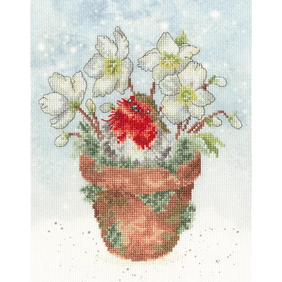 Bothy Threads Counted Cross Stitch Kit - Season's Tweetings