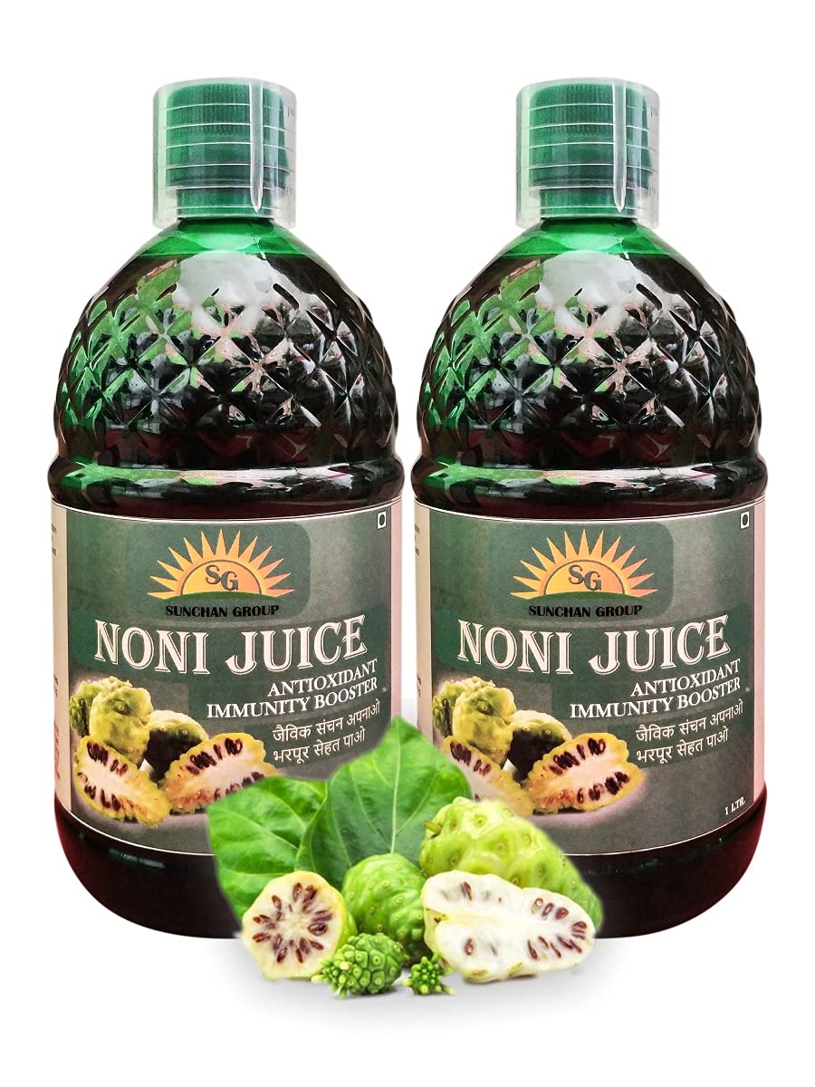 Sunchan Group Noni Juice Pure Organic Herbal 2 Liter | Weight Loss | Anti-Ageing | Joint Pain | Diabetes Suger Madhumeh | Immunity Support | Natural Sugar-Free Energy Drink 2000 ML (2)