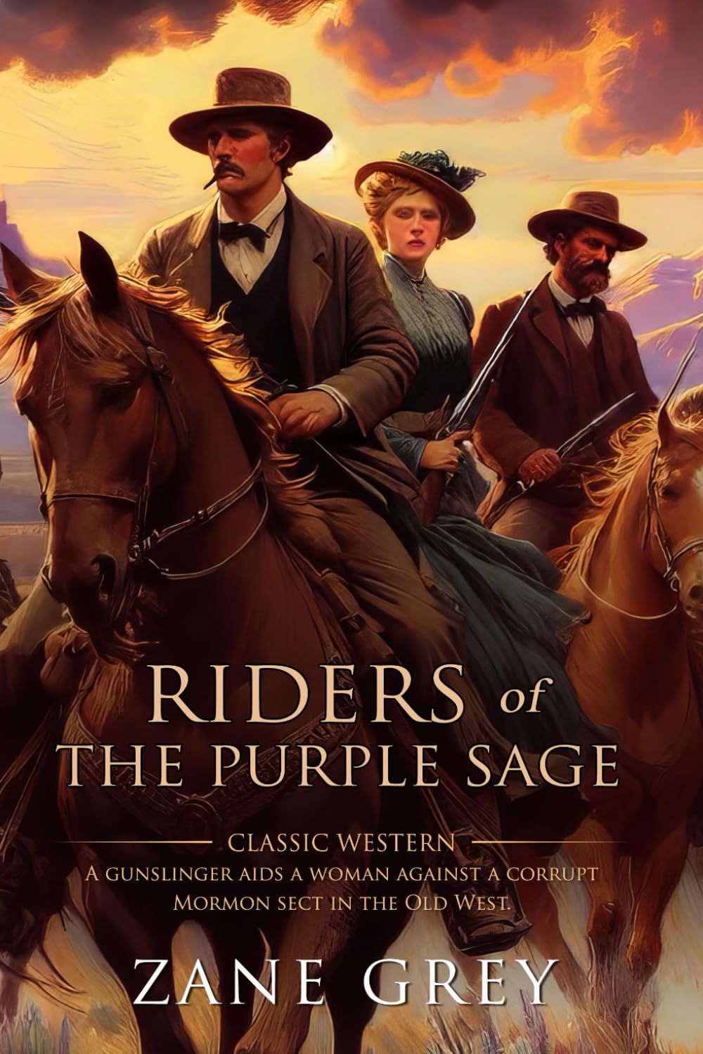 Riders of the Purple Sage: Complete with Classic illustrations and Annotation