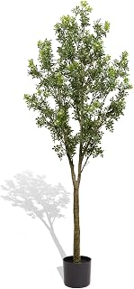 Christopher Knight Home Siriu 70.8''H Artificial Green Plants, Nine Mile Incense Basin Disassembly Indoor Living Room Home Decoration Tree Leaves Tree Bonsai Home Decoration, 1pcs Set