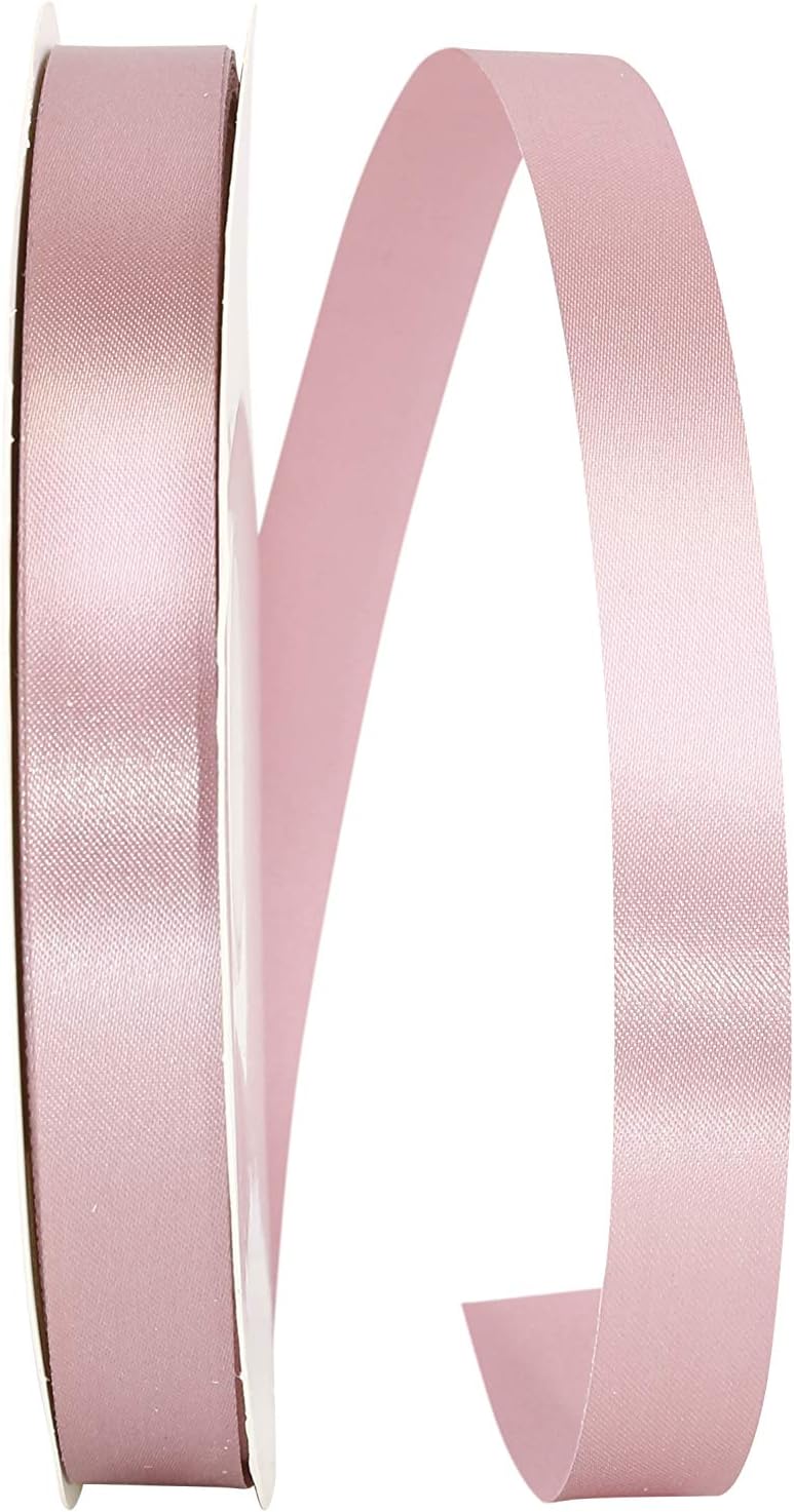 Reliant Ribbon Single Face Satin Allure Sfs Ribbon, 7/8 Inch X 100 Yards, Black