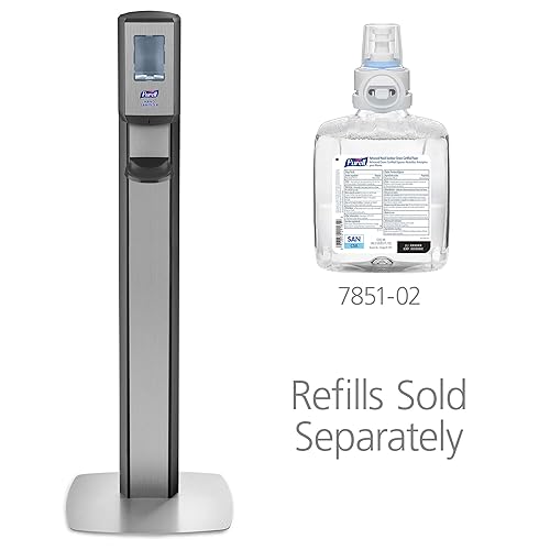 Miniatura 7 de PURELL MESSENGER 7518-DS-SLV - Soporte de suelo con dispensador automático CS8, grafito (paquete de 1)