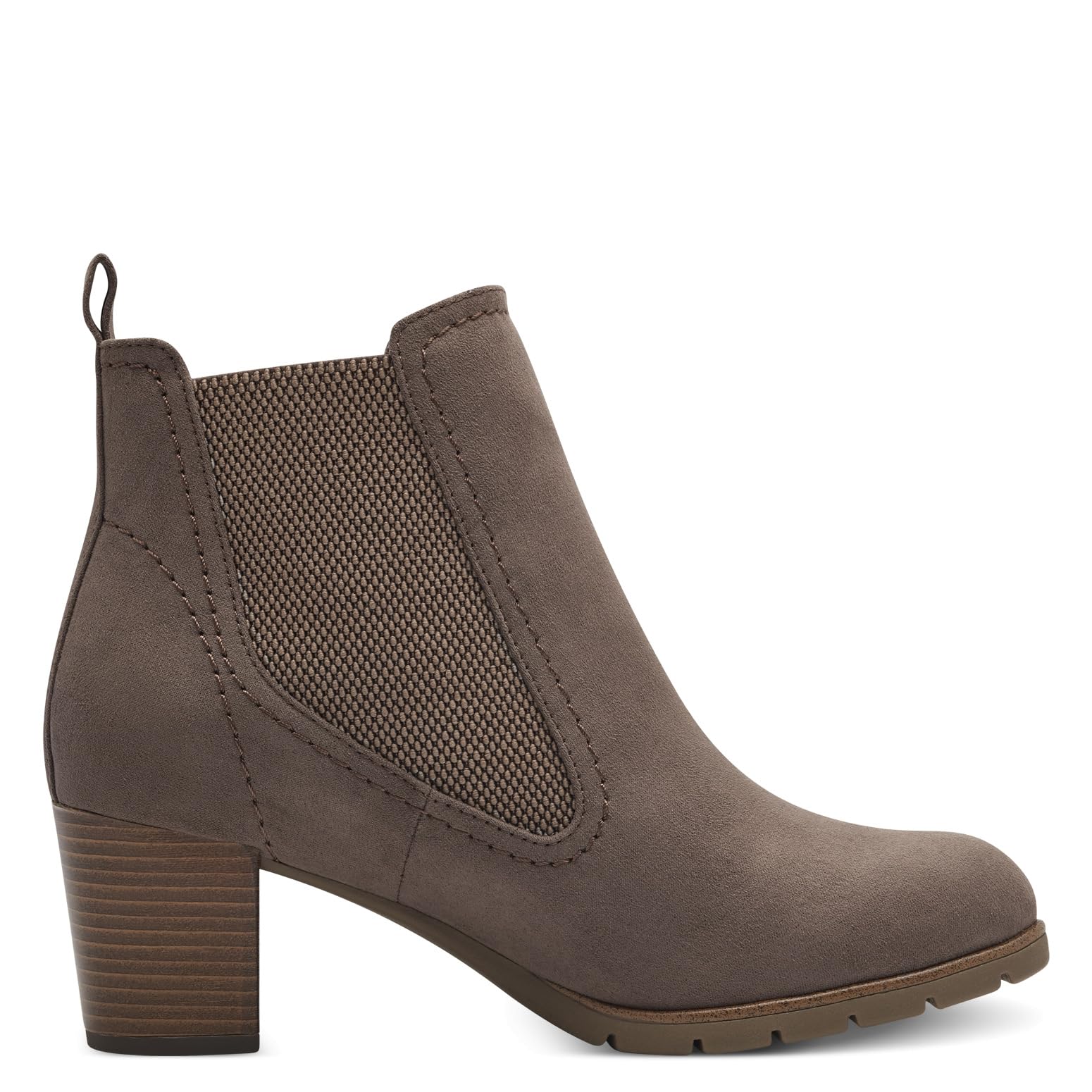 MARCO TOZZI Damen Stiefeletten zum Schlupfen mit Blockabsatz