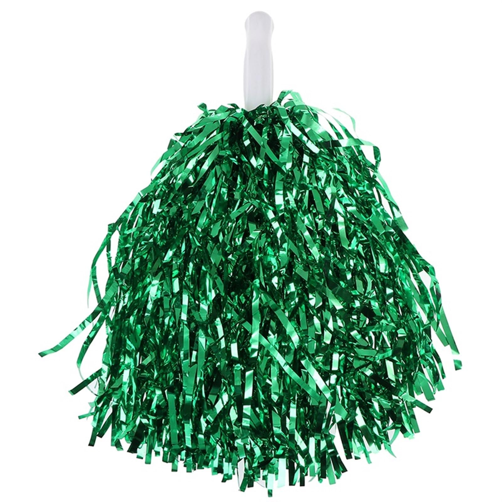 ZWCSHUU Cheerleader Pom Poms 1PC Cheer Dance Sport Competition Cheerleading Pom Poms For Football Basketball Match Pompon(Green)