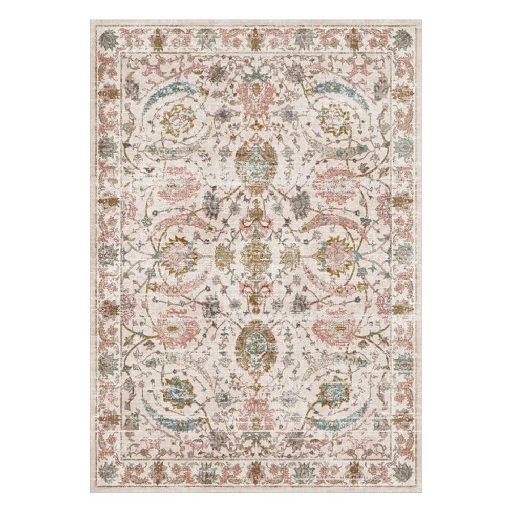 Tapis de salon vintage lavable idéal pour éliminer les taches dans la chambre