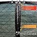 Fence4ever 6' x 50' 3rd Gen Olive Dark Green Fence Privacy Screen Windscreen Shade Fabric Mesh Netting Tarp (Aluminum Grommets)
