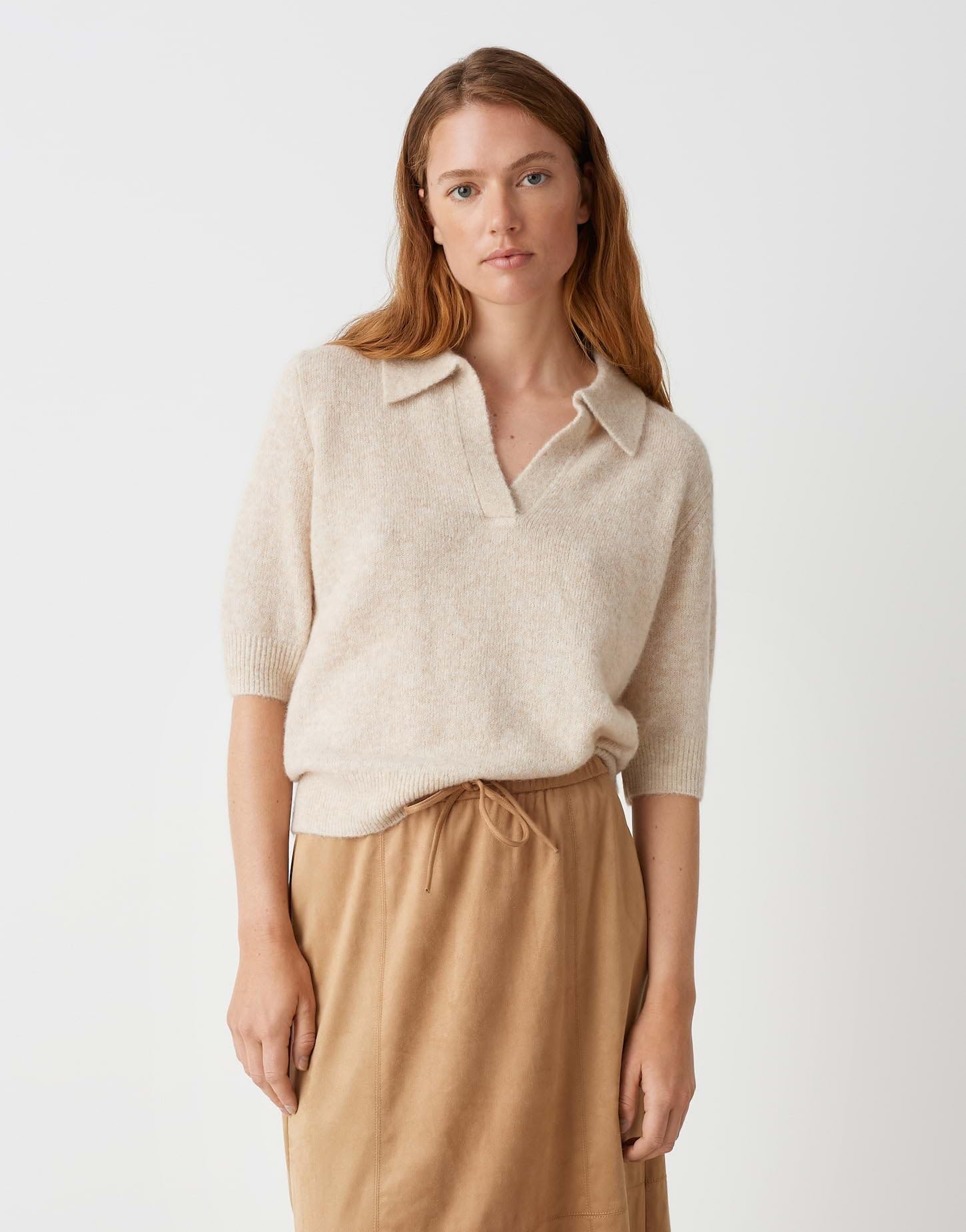 OPUS Damen Pullover | Strickpullover Pinna Regular mit Mohair