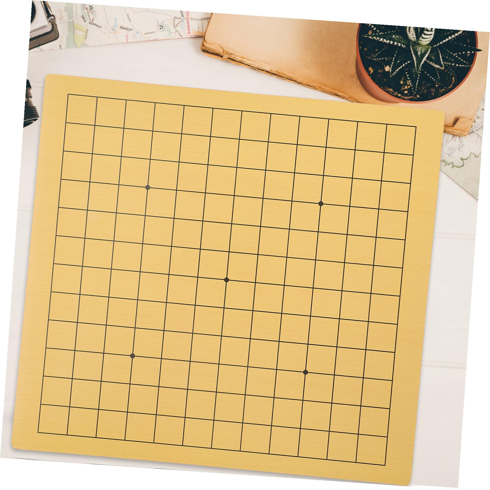Plateau de Go en Bois Pliable Double Face Stable, Lot de 2 Pièces, Planches de Jeu pour Garçon et Filles, pour Voyages et Jeux de Société