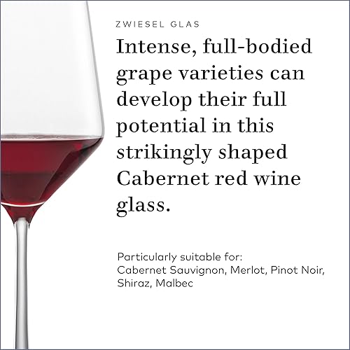 Miniatura 10 de Schott Zwiesel Tritan Crystal Pure Barware Collection - Set de 6 copas de vino tinto sin tallo, 18.5 onzas