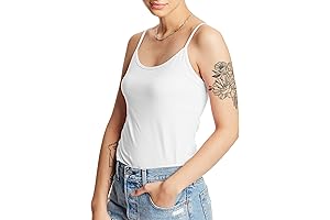 Hanes Women's Essential ComfortFlex Fit Cami with Built-In Shelf Bra