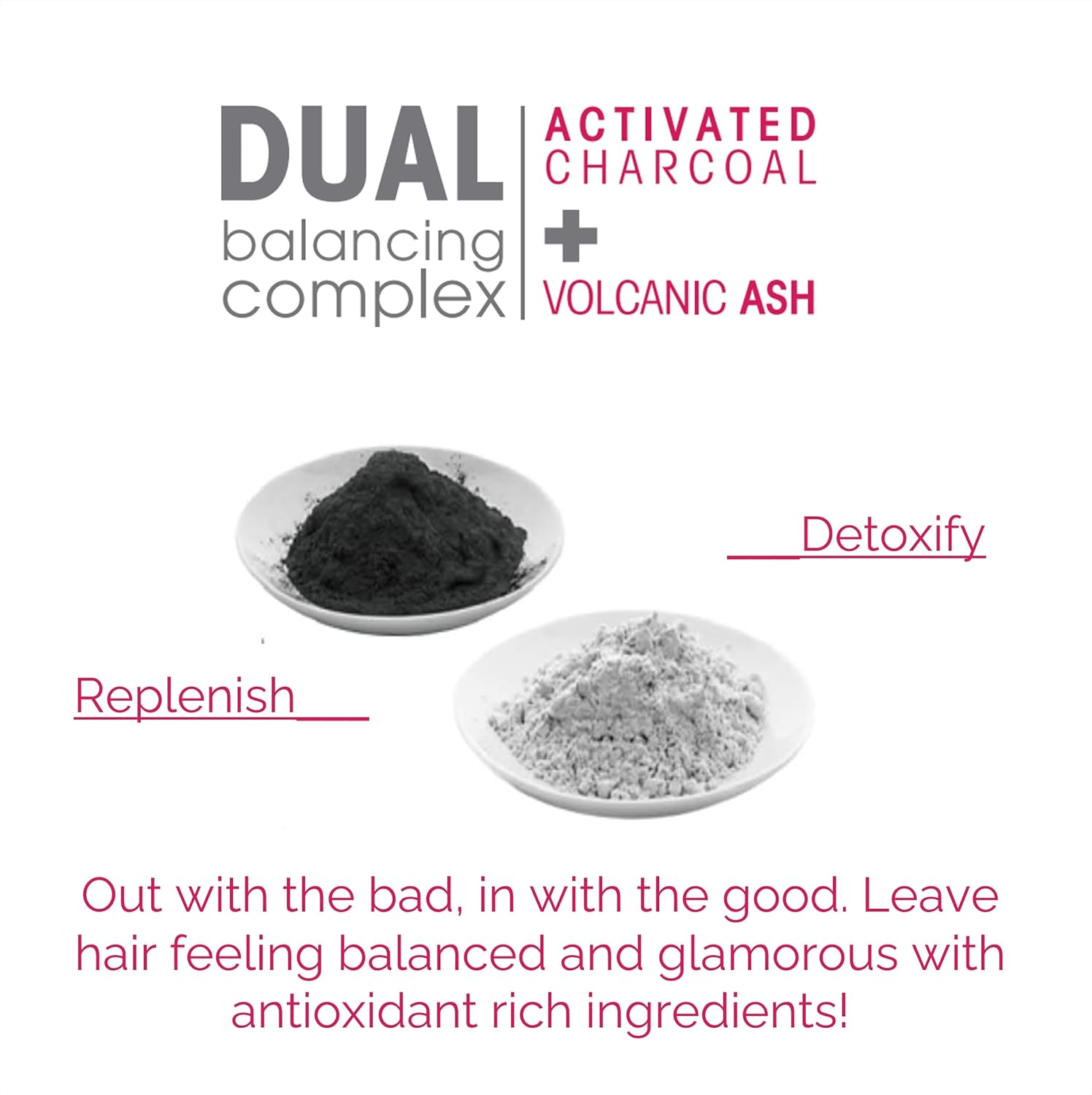 GIOVANNI D:tox Daily Shampoo, 24 oz. - Activated Charcoal, Super-Antioxidants Acai & Goji Berry