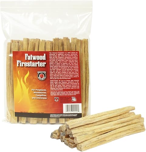 MEECO'S RED DEVIL Fatwood Firestarter, 100% natural