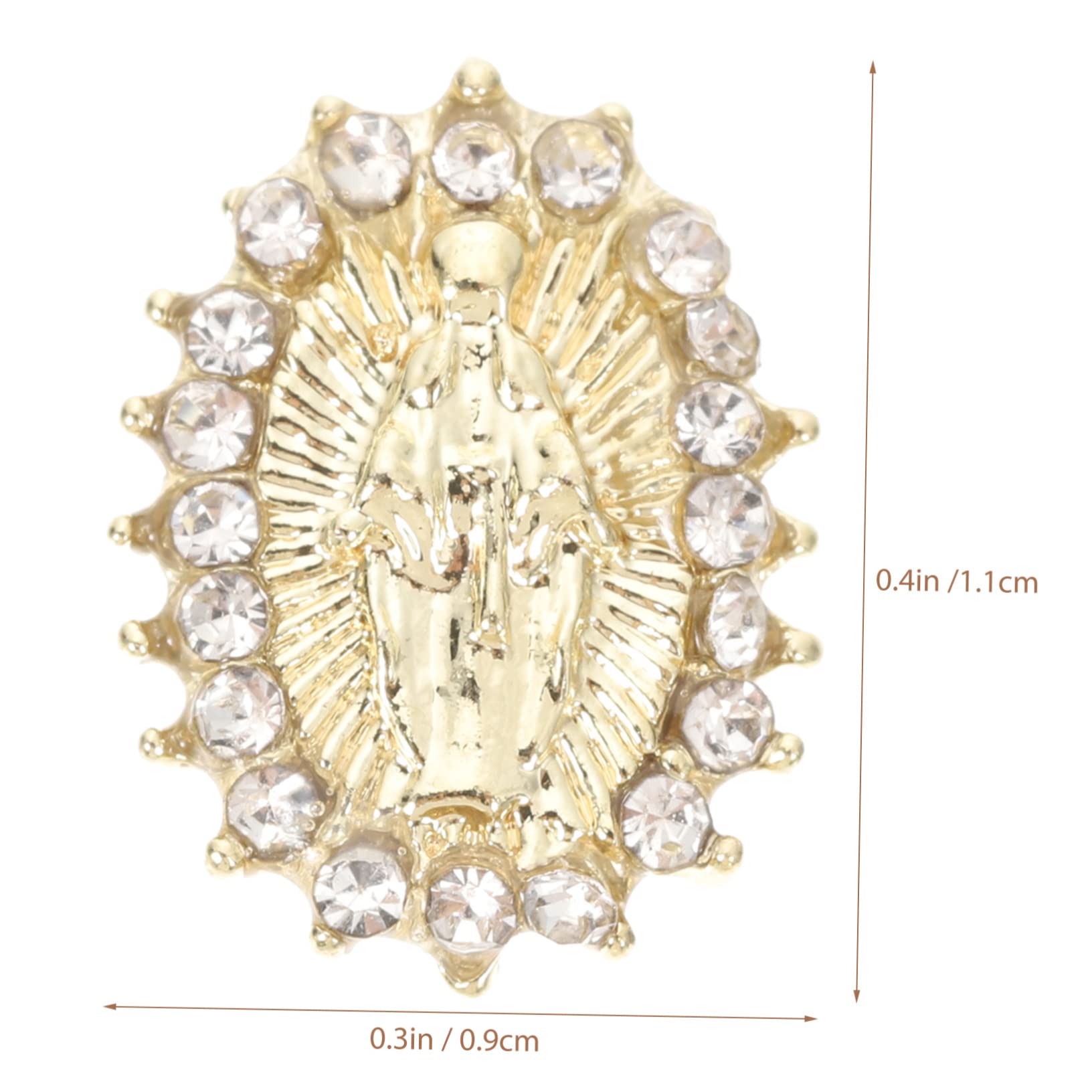 5 Set Ciondoli Per Unghie Decorazioni Religiose Per Nail Art Accessori Brillanti Per Creazioni Uniche E Divertenti Condividere Famiglia 20 Pezzi * 5