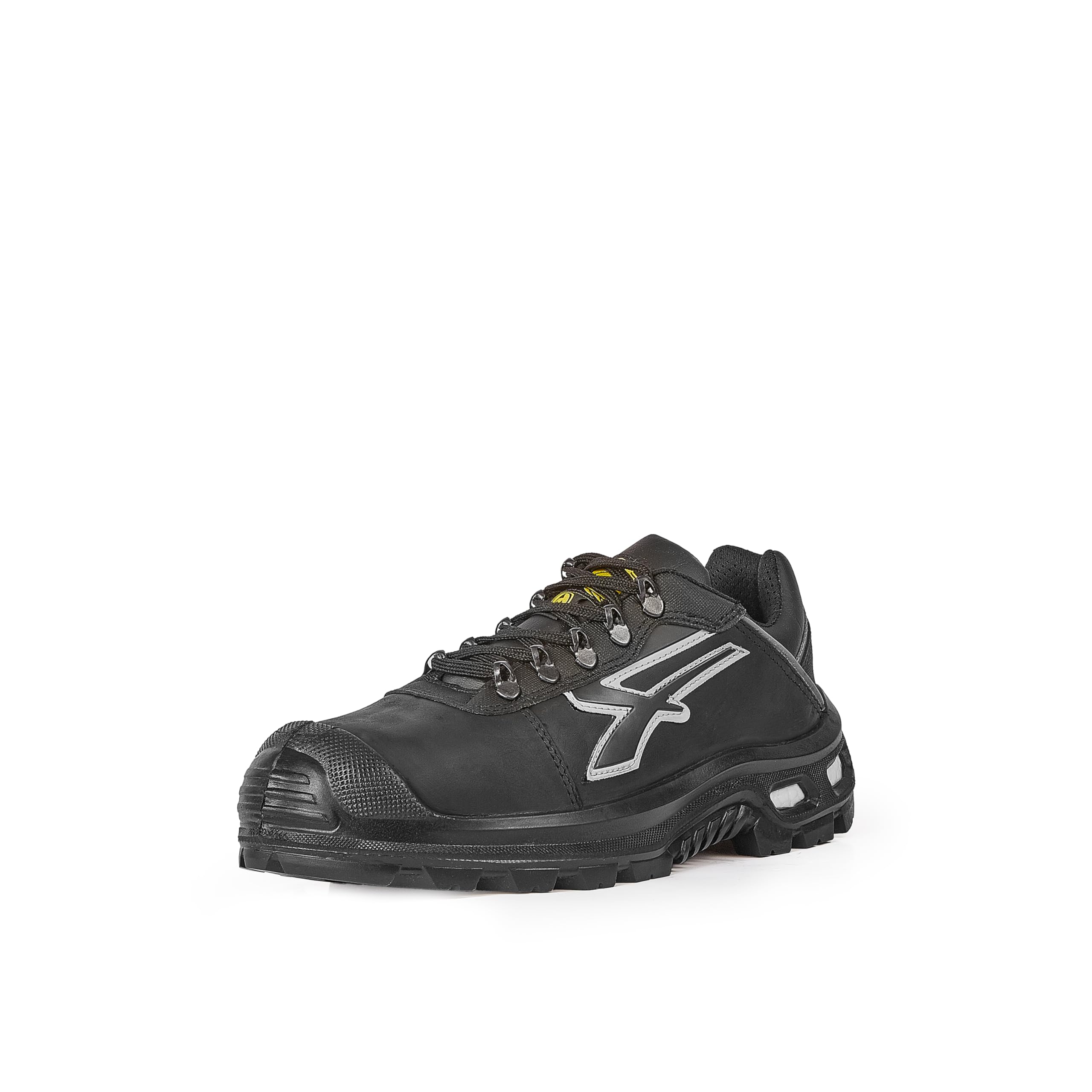 UPOWER Men's U-Power Rl20534-43 Red Lion Series Safety Shoes Model Tim ESD S3 Ci SRC Size 43, Black, EU