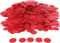 Vista 9 de GSE Games & Sports Expert Chips de bingo multicolor, 5,000 piezas de chips de conteo transparentes de alto contraste de 3/4 pulgadas