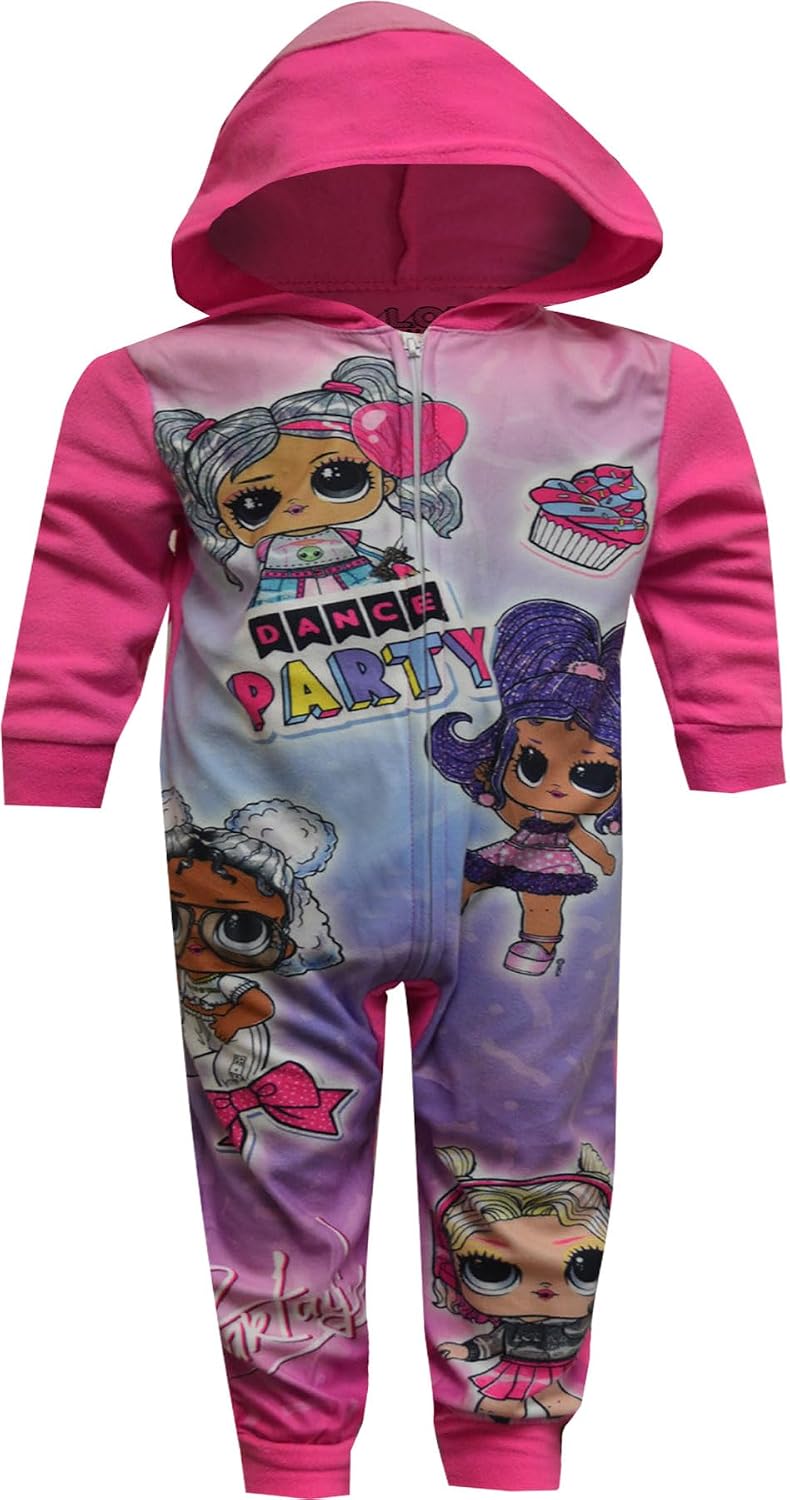 Girls LOL Surprise Dance Party Blanket Sleeper One Piece Pajama