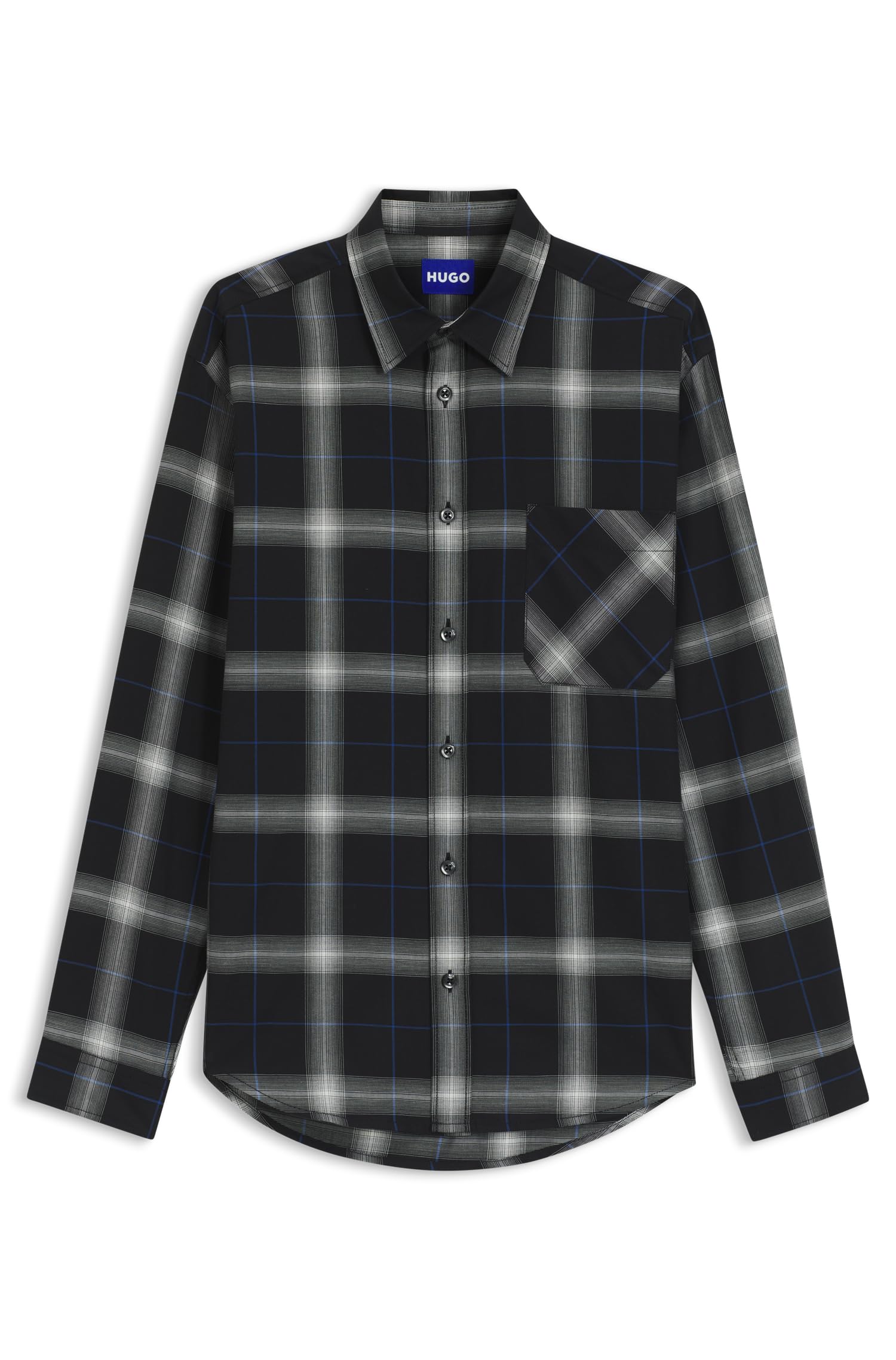 Hugo Men's Ebalto Shirt, 001black, L