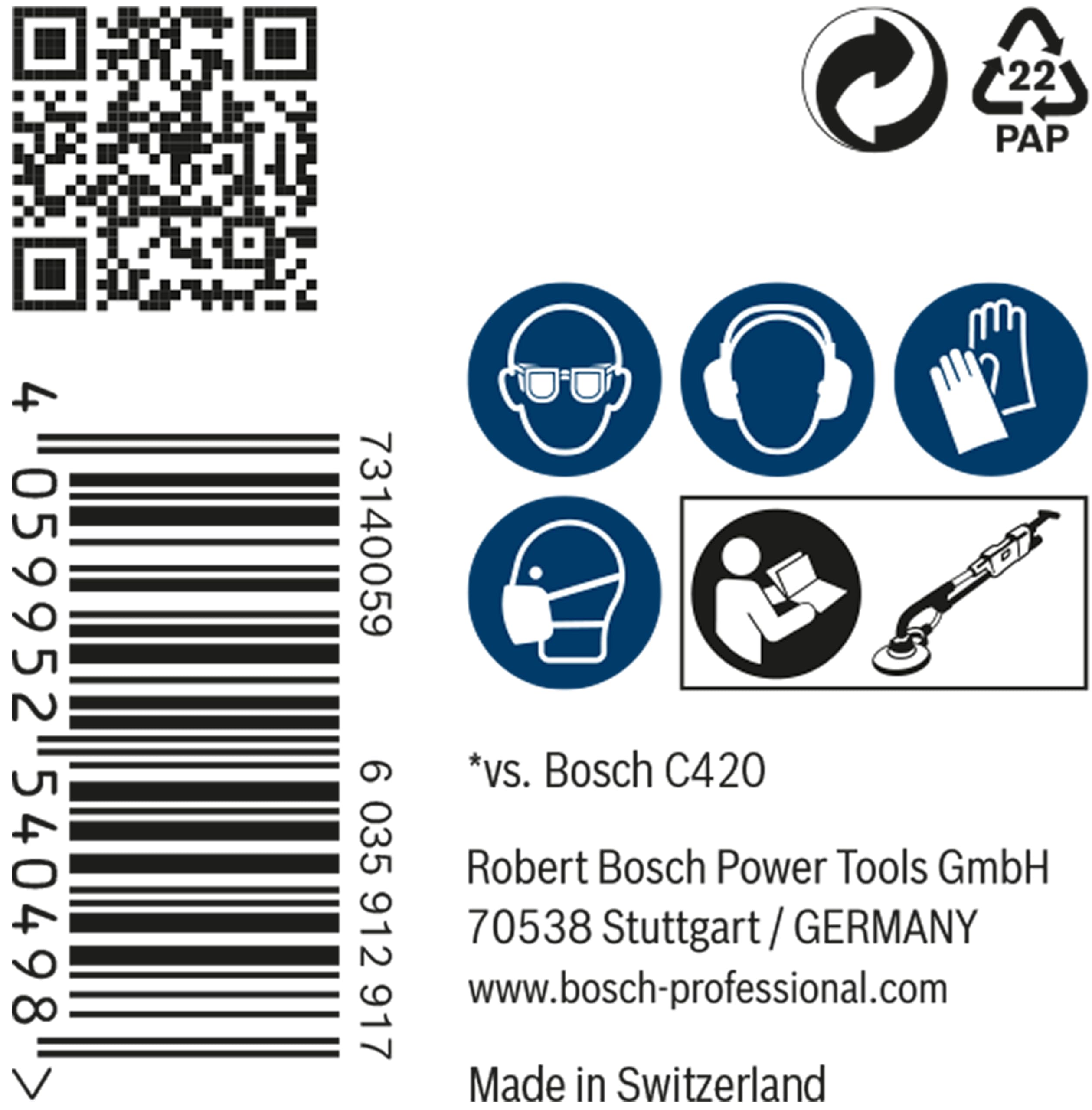 Bosch 25x Abrasivi a rete EXPERT M480 per levigatrici per cartongesso
