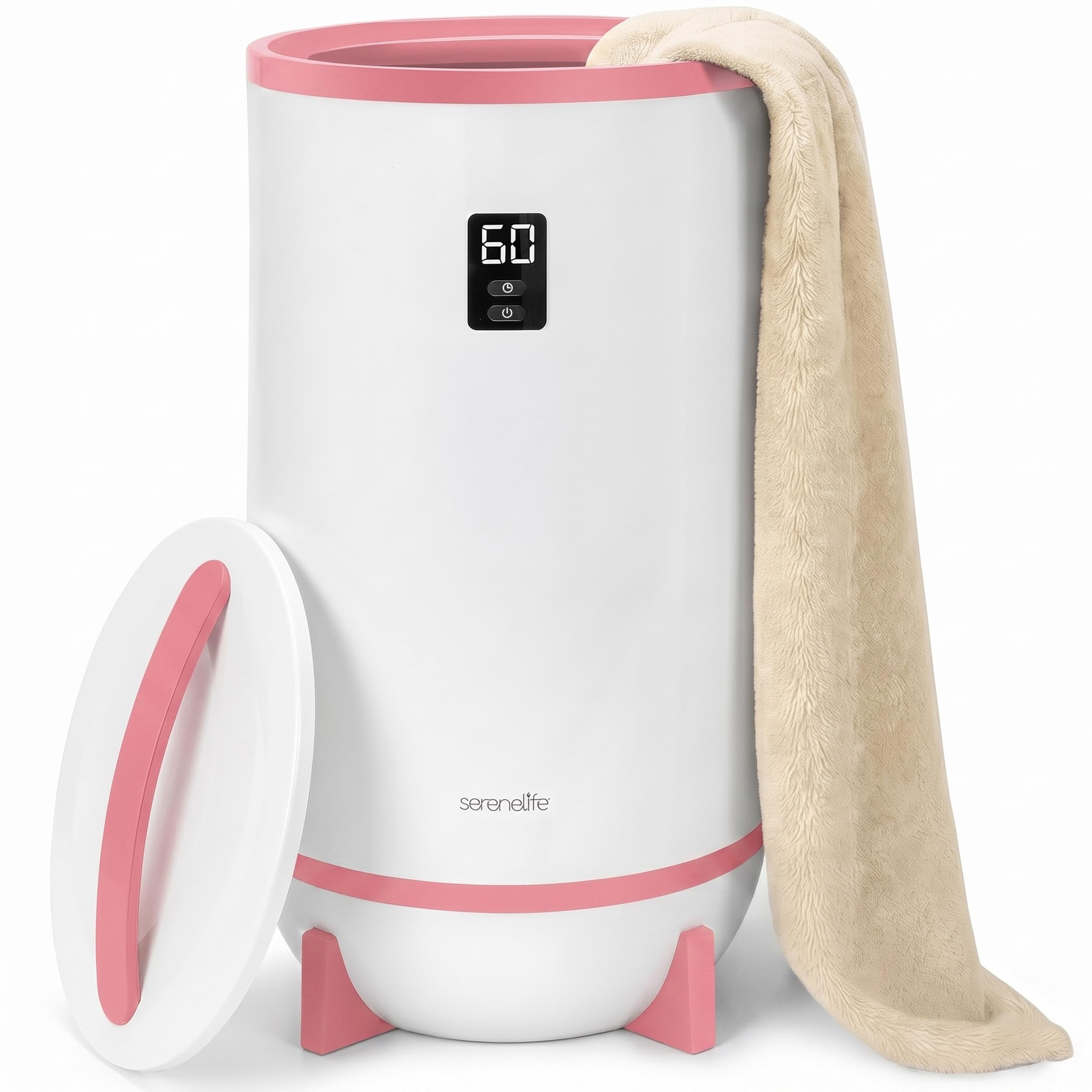 SereneLife Pink Towel Warmer