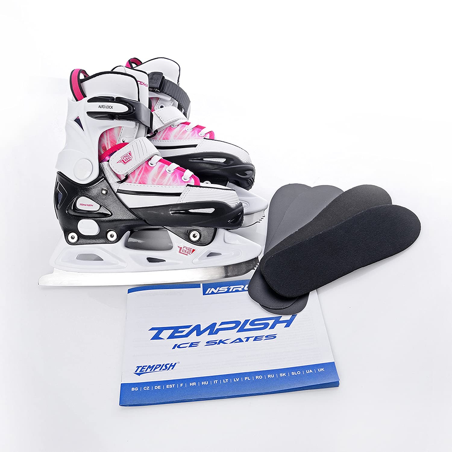 Tempish Rebel Ice ONE PRO Kinderschlittschuh I in 4 Größen verstellbar I Eishockey I Jungen & Mädchen I Schönes Design