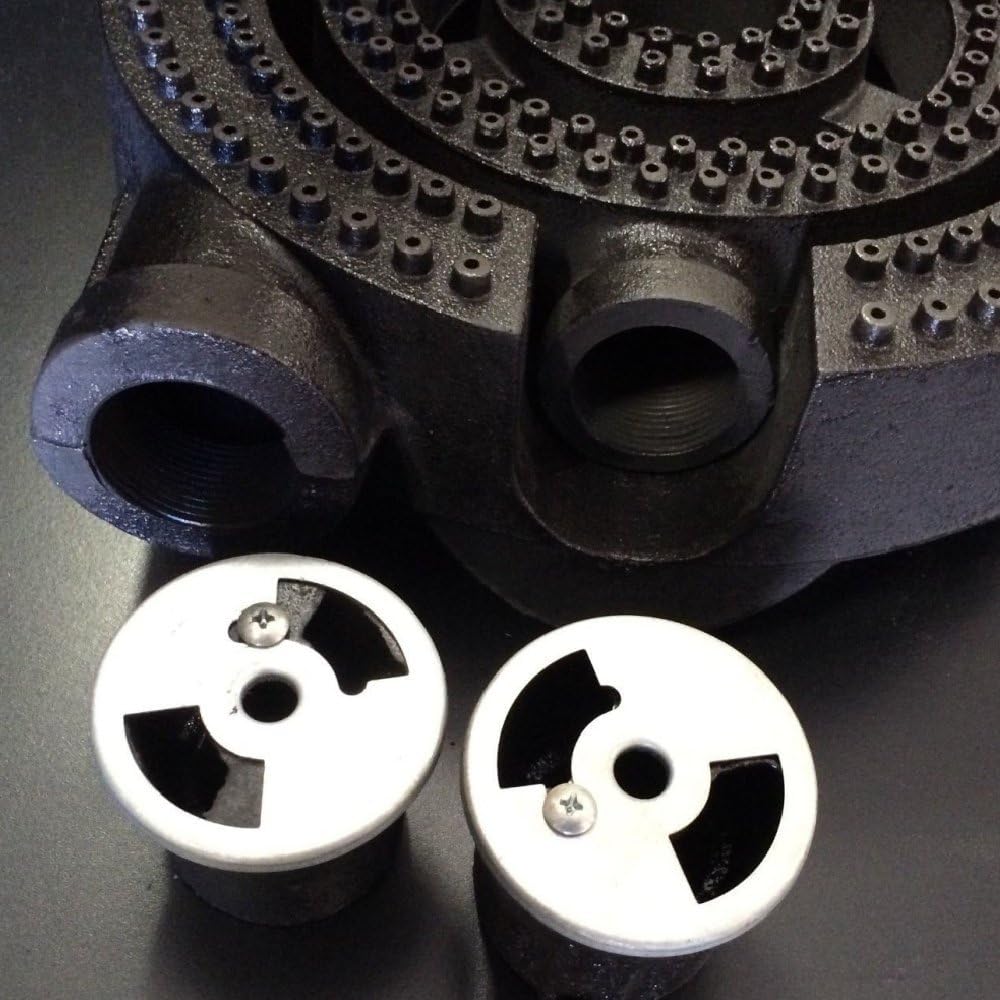 Close-up of GSW 3-Rings Burner air shutters