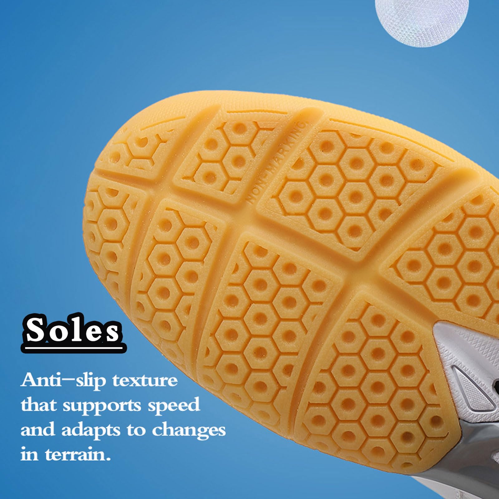 Zapatillas de bádminton Hombre para Exteriores,Zapatillas de bádminton Interiores,Antideslizante,Cómodo,Transpirable,para Tenis de Mesa,Caminar a Diario,el Ocio y Mantenerse en Forma
