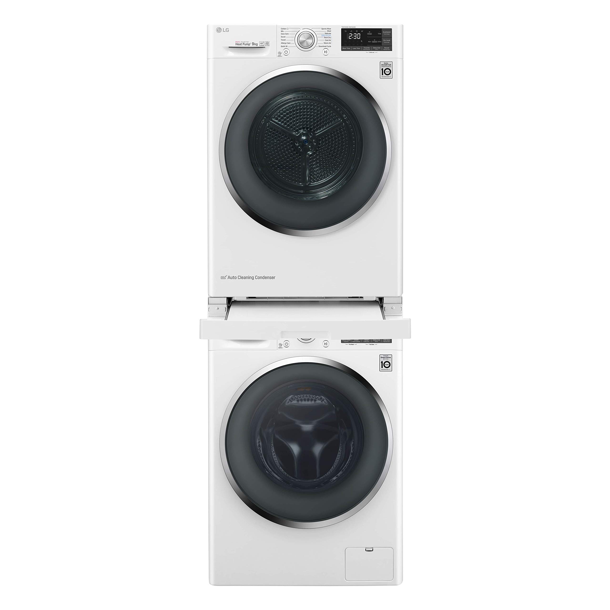 LG DSTWH - Accesorio kit unión Lavadora y Secadora, 16 kg