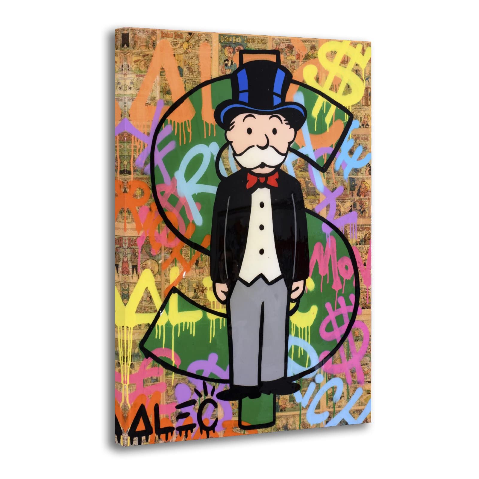 Amazon.com: EWM ALEC Monopolys ALEC-Dollar Mr Monopoly Man Poster