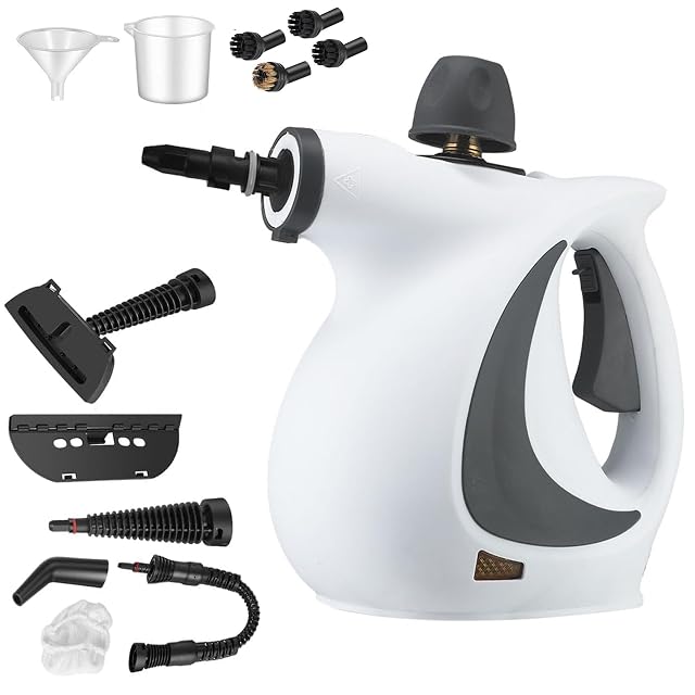 Handheld Pressurized Steam Cleaner with 12 pcs Accessories Portable Steamer for Cleaning Steam Cleaner for Home Use Steamer