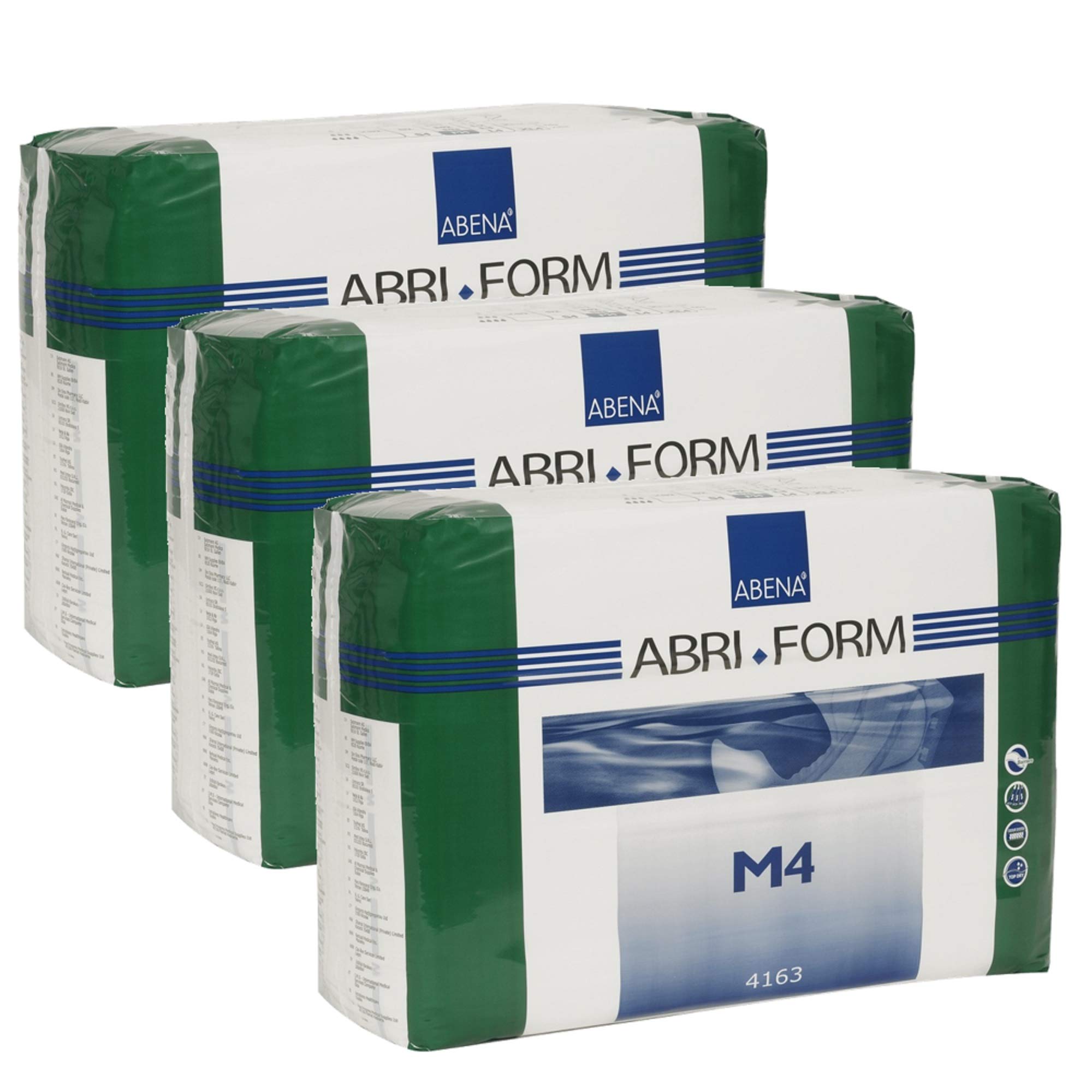 Abena Abri-Form Comfort Plastic-Backed Briefs, Level 4, (Medium To Large Sizes)
