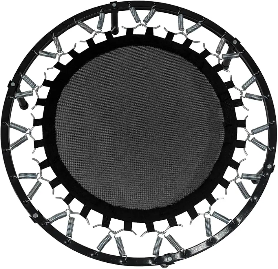 Jump Trampolim Mini Cama Elástica Fitness Profissional com 30 Molas Antiderrapante Alta Resistência para Treino em Casa