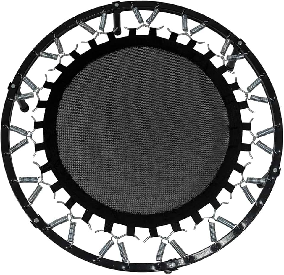 Jump Trampolim Mini Cama Elástica Fitness Profissional com 30 Molas Antiderrapante Alta Resistência para Treino em Casa