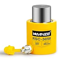 Vista 11 de Gato Cilindro Hidráulico de 10T 50mm/2" de Carrera Porta Power Ram Jack Cilindro de Elevación de Acción Simple Se Retrae Automáticamente