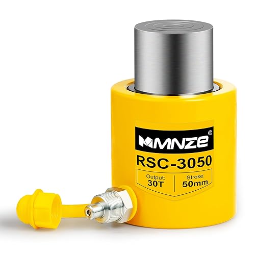 Miniatura 35 de 10T 2 "Stroke Hydraulic Cylinder Jack Sets Porta Power Ram Jack Kits de cilindro de elevación de efecto único se retrae automáticamente con bomba