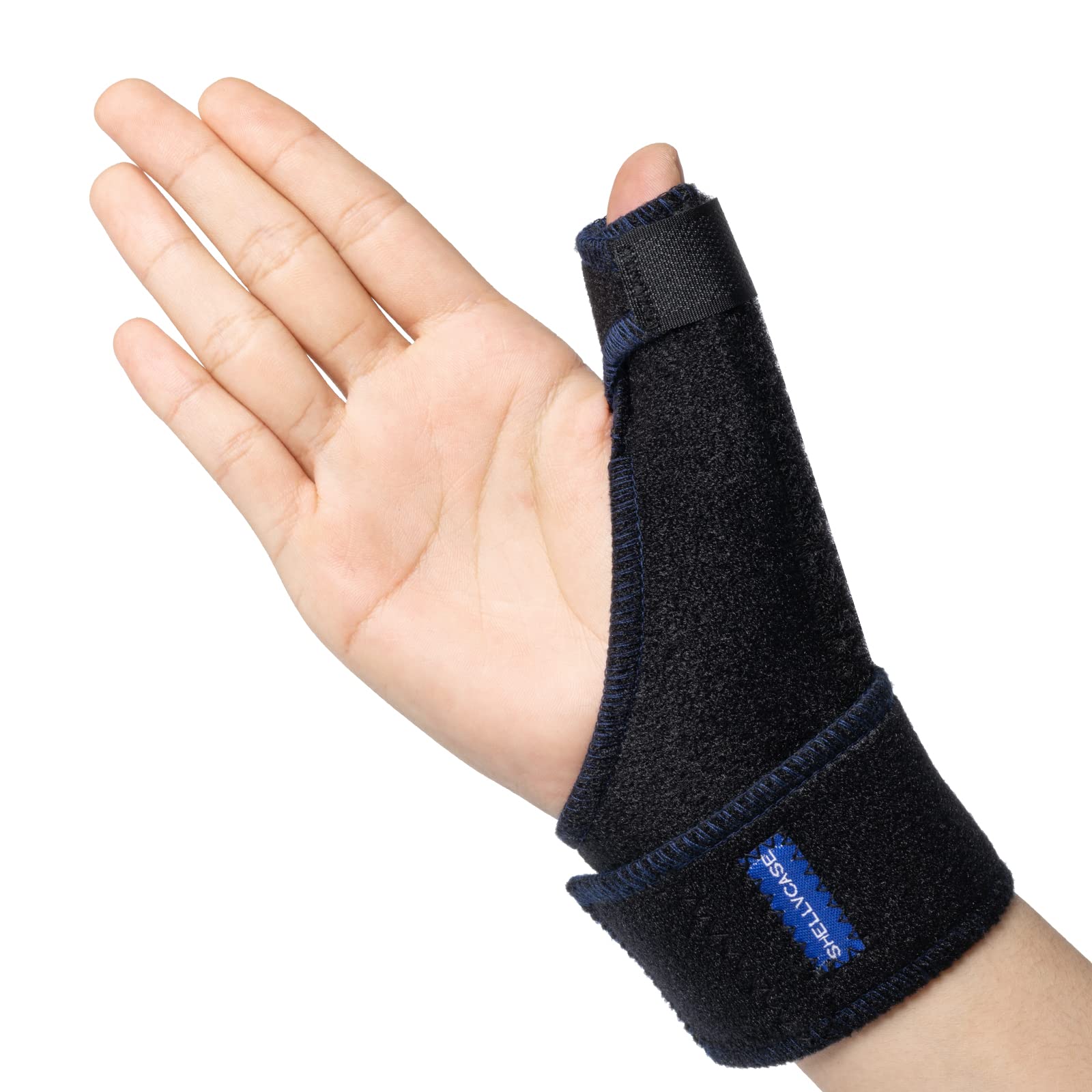 humb Splint, Reversible Thumb Brace Fits Left Right Hand Women and Men (Black)