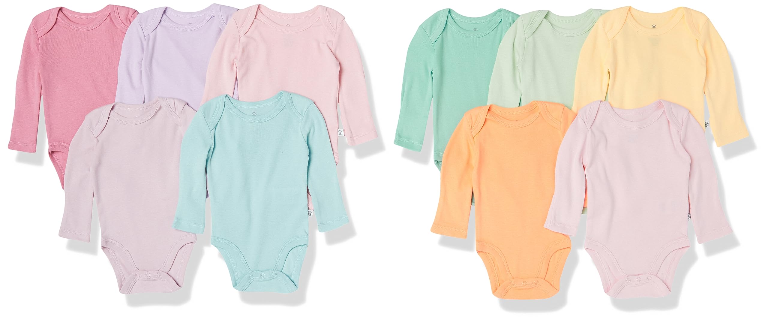 HonestBaby Set di Magliette per Bambino e Neonato Unisex-Bimbi