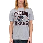 Junk Food Clothing x NFL - Chicago Bears - Team Helmet - Unisex Adult Short Sleeve Fan T-Shirt for Men and Women - Size 3X-Large