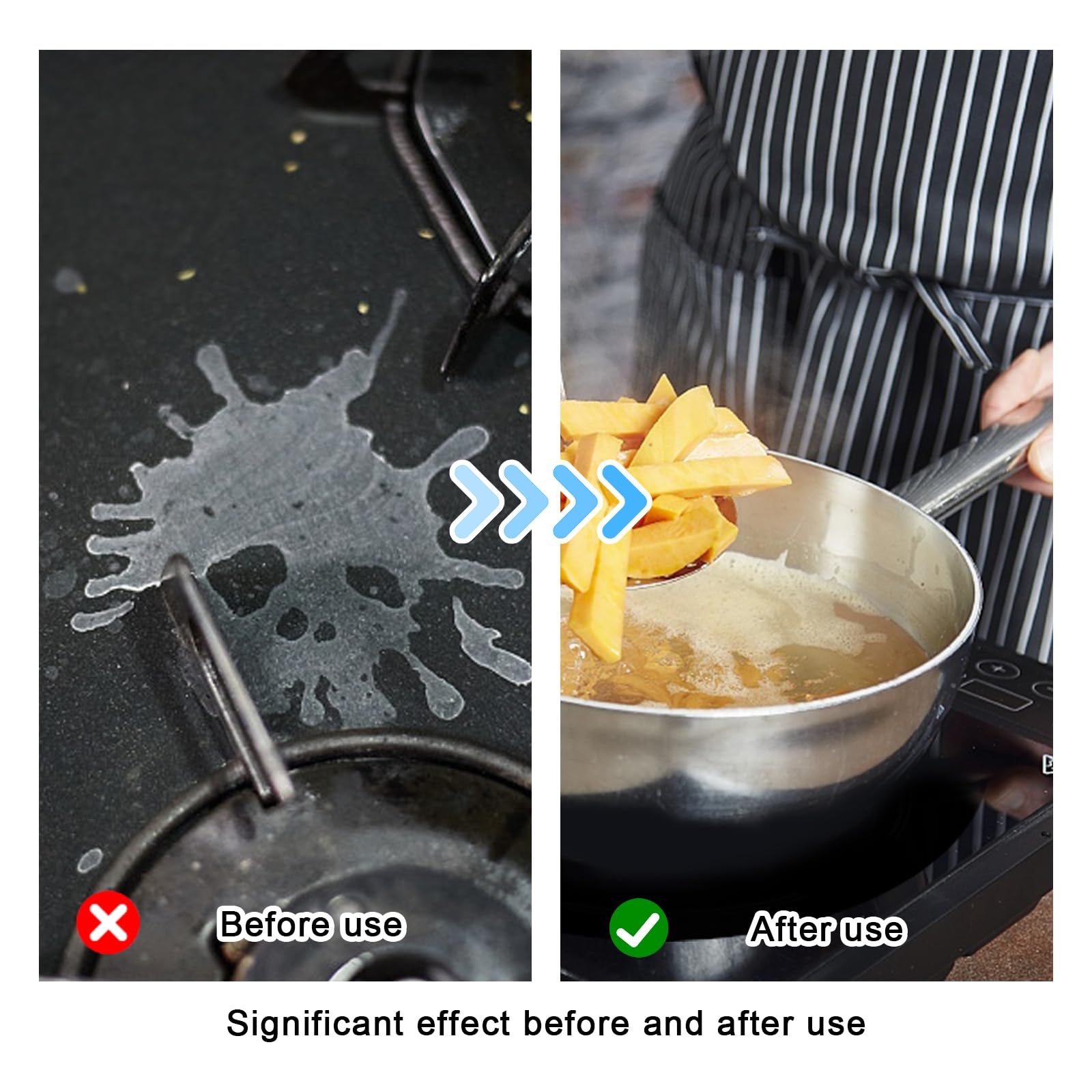 3 Tappetini In Silicone Per Piani Cottura A Induzione - Antigraffio, Riutilizzabili, Diametro 24.5 Cm - Foto 7