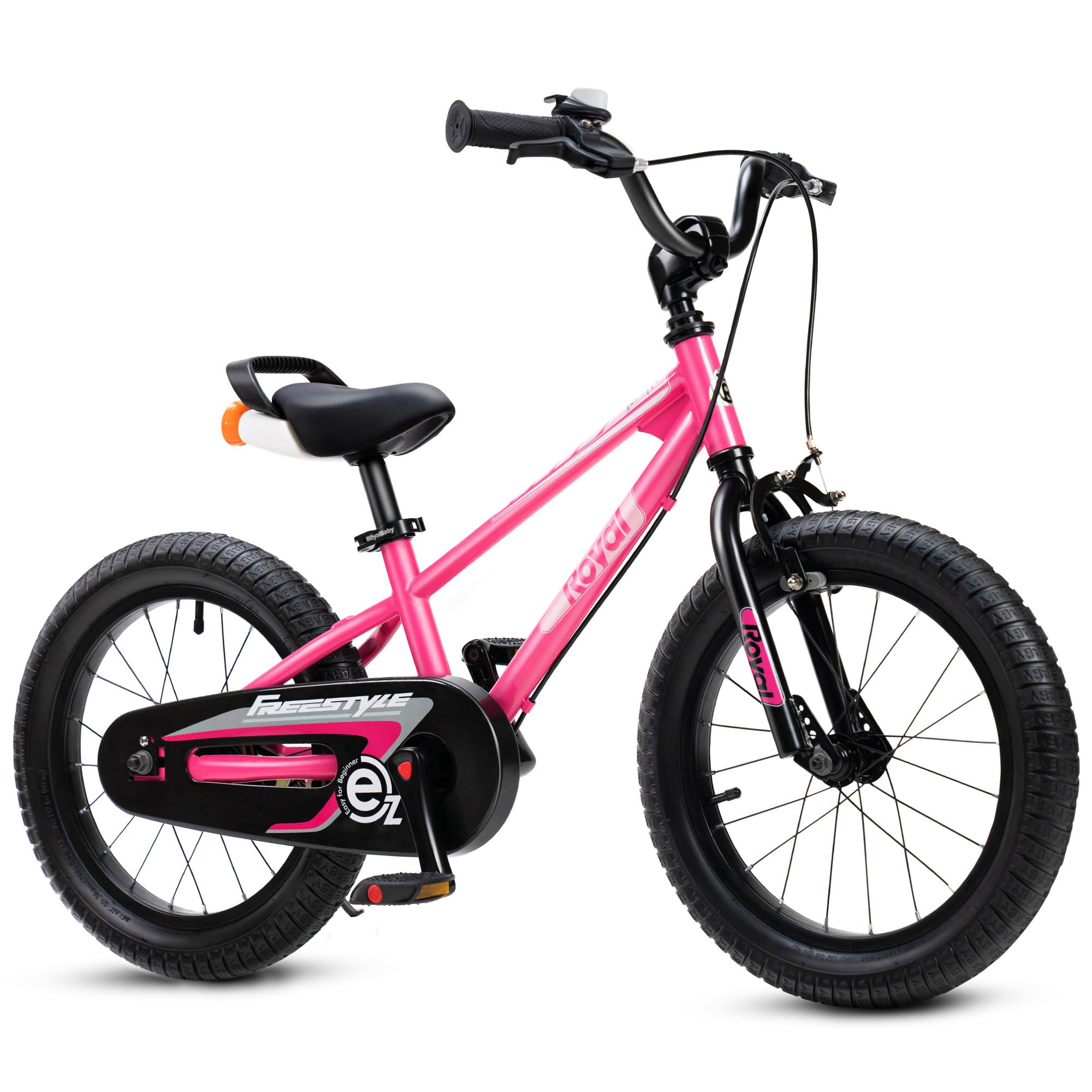 RoyalBaby Kids Bike EZ Balance to Pedal Dual Handbrake Toddlers Boys Girls Bicycle 12-20 Inch for Age 3-10 Years