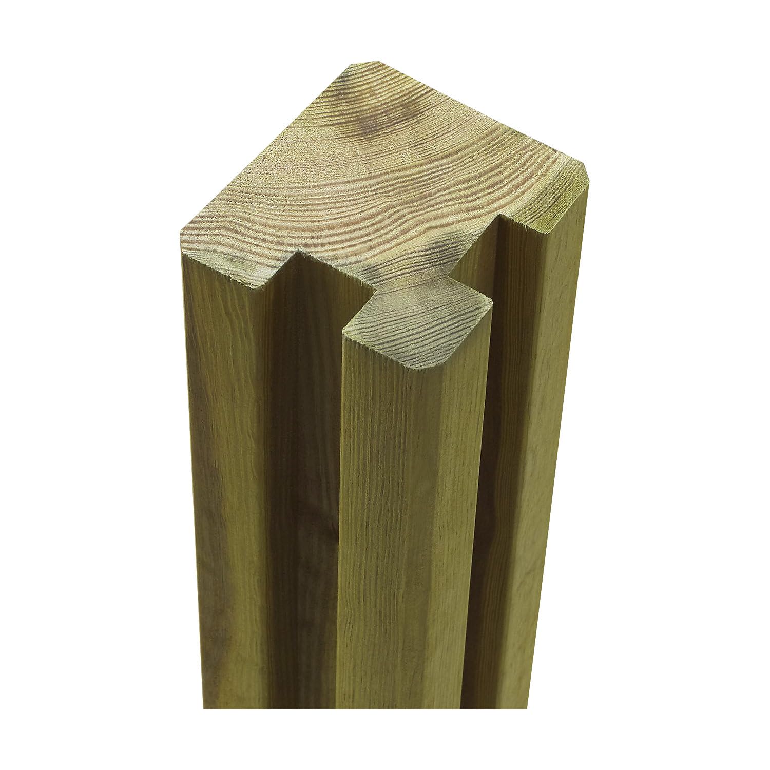 Kaiser + Kraft Mülltonnenverkleidung Klink Profil | Holz, LxBxH 1940 x 970 x 1080 mm, natur